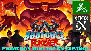 Broforce Forever | Primeros minutos en Xbox Series X - Xbox Game Pass & Espa&ntilde;ol