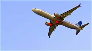 Copa Airlines Boeing 737 MAX 9 Sunset Takeoff from MIA ✈️ Runway 27 | Real ATC & Sounds