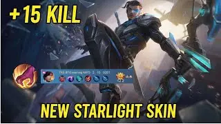 Yi Sun-Shin Azure Sentry, New Starlight Skin Gameplay ~ MLBB
