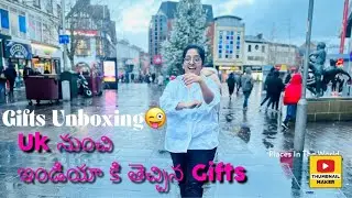 First Day in India🇮🇳||Gifts unboxing||ఇండియా లో నేను గడిపేక్షణాలు |Teluguvlogs||India🤌🏻🇮🇳
