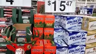 Walmart GUNS & BEER for Drinking and shooting???