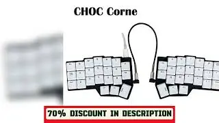 A must-have product!&nbsp;CHOC Corne Low Profile Split Mechanical Keyboard Wired Hot-swap Kaih Chocalat