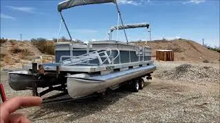 Craigslist Pontoon Boat: Engine Upgrade