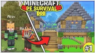 Minecraft Duo survival series episode no:-1 | Minecraft PE (Hindi) | make duo house and iron armar