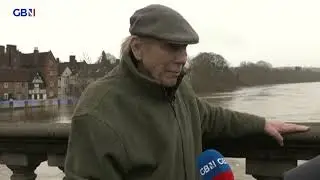 River Severn flooding: Columb Howell, who remembers the flood of 1947, speaks to GB News in Bewdley