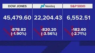Now in America: Wall Street tumbles to worst day since April after Trump threatens tariffs on China
