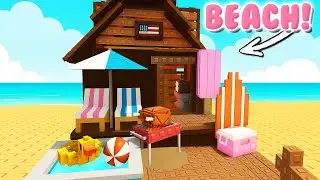 Building A BEACH HOUSE In Grow A Garden!
