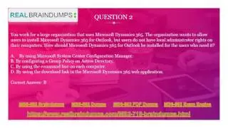 MB2 715 Exam Dumps  Microsoft Specialist MB2 715 Dumps PDF