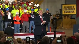 Trump at Ohio rally talks S.Korea trade deal, Mexico border wall