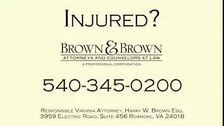 Brown and Brown Attorneys Virginia Injured in a car accident?