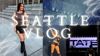 SEATTLE VLOG! (tate mcrae concert, travel, grwm)