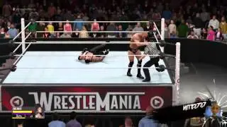 WWE2K16 People's Elbow Glitch (Full Match)