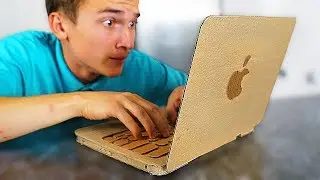 MacBook Pro from CARDBOARD ! How to Make Apple laptop