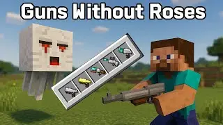 Terraria-Style Guns in Minecraft?! 🔫 Guns Without Roses Mod [1.20.1 - 1.16.5]