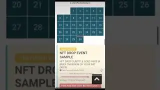 NFT Calendar