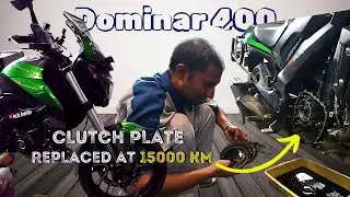Dominar 400 Clutch Overhaul | Clutch Plate Replaced at 15000 KM