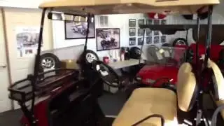 EZ- GO.   Hunting golf cart