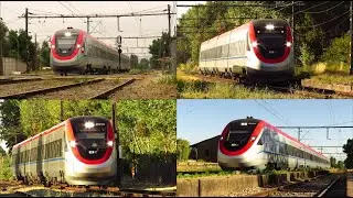 LOS NUEVOS TRENES DEL SERVICIO SANTIAGO - CHILLÁN, POR ESTACIÓN VILLA ALEGRE