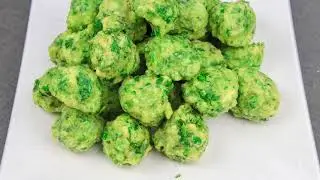 Fried Veggie Balls 🌱炸蔬菜丸 🌱Boulettes de L&eacute;gumes Frites 🌱