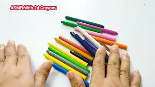 Realistic experience with 24 crayons combined into one! #crayon #mix #colors