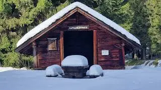 Winterabenteuer im Hochschwarzwald vom Äulemer Kreuz zu zwei Hütten im Wald