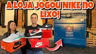 A LOJA JOGOU NIKE NO LIXO DOS ESTADOS UNIDOS!🇺🇸🇺🇸🇺🇸 dumpster-basura