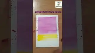 Water colour drawing #shorts #artisticcraft #painting