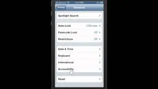 Apple iPhone 5 Enable Speak Selection