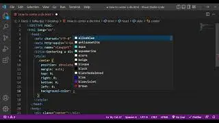 How to center a div in HTML CSS