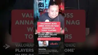 Valorant Anna Donlon nag warning sa Toxic Players #valorant #pinoygamer #podcastph #shorts #shortsph