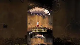 Hollow Knight: Silksong - Bell Beast Boss Fight Gameplay #hollowknightsilksong #shorts #hornet