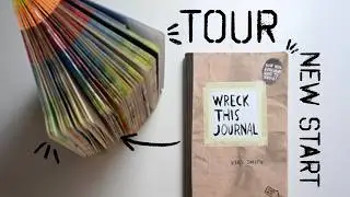 Wreck this Journal Tour & flipthrough &bull; Mach dieses Buch fertig &bull; Wreck this Journal  with me