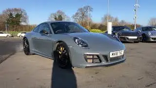SOLD | 2018 ('18) Porsche 911 Carrera 4 GTS, in Graphite Blue Metallic.