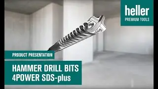 4Power SDS-plus - multi cutter hammer drill bit combines speed and robustness