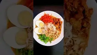 Khao Suey - Noodle soup - ข้าวซอย - အုန်းနို့ခေါက်ဆွဲ @CurryandCandy #shorts #viral #easy #bahrain