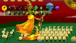 STICK WAR LEGACY | GOLDEN ARMY vs DARK EMPIRE 🔥 EPIC WAR