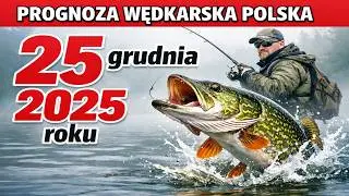 PROGNOZA KŁOWANIA w Polsce na 25 grudnia 2025 roku! Rzuć wszystko i na ryby!
