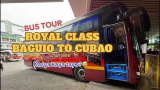 BAGUIO TO CUBAO ROYAL CLASS VICTORY LINER - Fit ba tayo? #bus #tour #review #travel #philippines