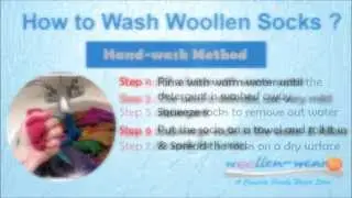 How to Wash Merino Woollen Socks ? - Washing Guide - Woollen-Wear.in