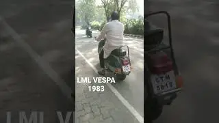 #lml #vespa 1983 model vintage. 40 years completion. #piaggio  #vintage #vintagebike #lmlvespa