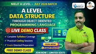 A Level Data Structure Through Object Oriented Programming Language | Demo Class | A Level July 2026