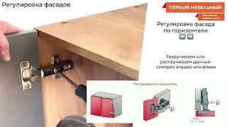 Навесной шкаф Адам. Как отрегулировать фасады
