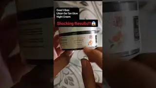 good vibes ubtan night cream review/😱best night cream #nightcream #goodvibes #ytshorts #viralshorts