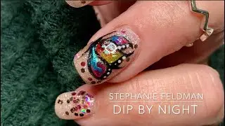 PRIDE Glass Butterfly Nail Art | Gel Liners | Glitter Accent