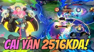 Honor Of Kings, Cai Yan Healing Tone, Roaming 2516KDA! 