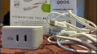 QDOS PowerCube 45W Trio review #QDOS #PowerCube #Travel #Tech