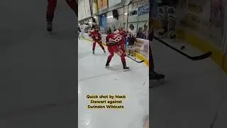 Shot by Mac Stewart against Swindon. Swindon wildcats 🐱Vs MK LIGHTNING ⚡