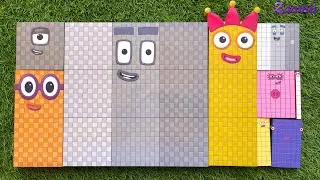 Looking for Numberblocks Puzzle Tetris NEW 900 and 90 Space ASMR - Numberblocks Satisfying Video #67