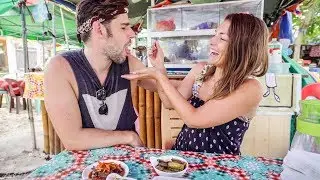 ISLAND FOOD IN MALAPASCUA - FILIPINO FOOD AT LOCAL CARINDERIA