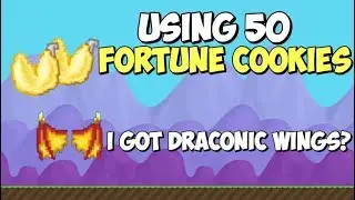 Using 50 Fortune Cookies! - Growtopia